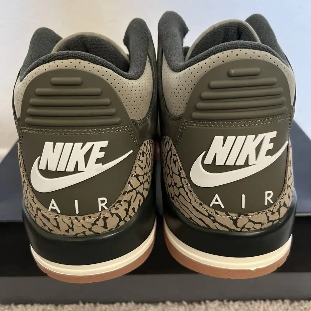 Nike Air Jordan 3 Retro Family Affair Olive Green DN3707-202 Men Size 13 B-Grade